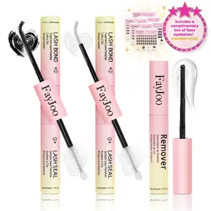 FayJoo Lashes 2In1 Bond & Seal Waterproof Glue For Lashes Cluster Strong Hold For Beginner Friend Makeup Glue & Remover Spring Glow-Up