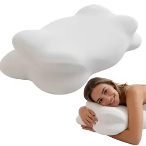 premium pillow  posture pillow  pillow shopping memory foam pillows mothers day gift ideas,aesthetic Mellow Cloud Pillow Ultra-Soft Ice Silk Memory Foam Cool-Sensing Fabric Cloud-Shaped for Sleeping & Headboard Support Comfortable Versatile