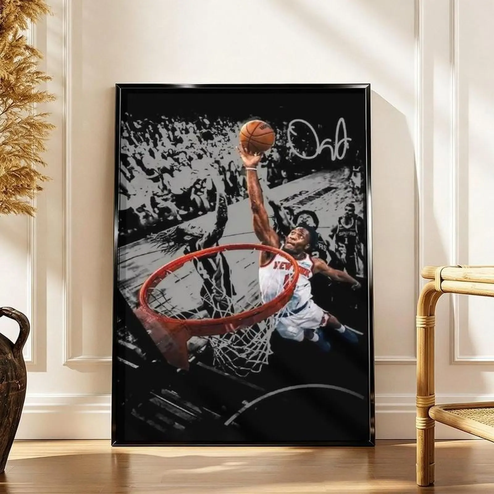 New York OG Anunoby Complete Win Wall Poster, Basketball Wall Art, Sports Room Decor, Knicks Fan Gift, NBA Poster, Man Cave Decor, Gym Wall Art