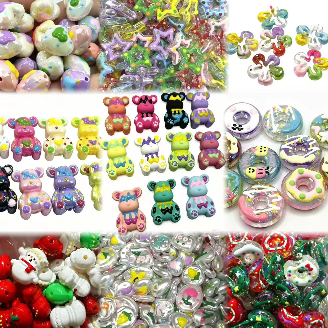 [Live1]P31 Hand-painted Acrylic Beads