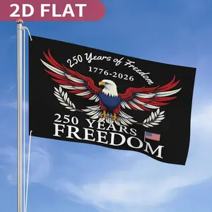 3x5 FT American Patriotic Garden Flag, Double-Sided 3-Ply Durable Yard Flag for 2026 250 Years of Freedom, Outdoor Home Decor for July 4th Independence Day Parade