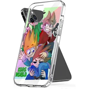 Phone Case Eddsworld Accessories Waterproof Scratch Transparent Compatible with iPhone SE 7 8 X XR 11 12 13 14 15 16 Plus Mini Pro Max Samsung Galaxy Note S9 S10 S20 S21 Ultra Plus Protection Protector