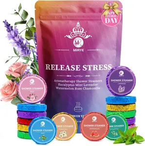 18-Pack Shower Steamers Aromatherapy, Self Care Gifts for Women, 6 Scented Organic Shower Bombs with Natural Essential Oils Relaxation Home SPA, Mother's Day Spa Gifts for Mom Wife Friends Teen Girls