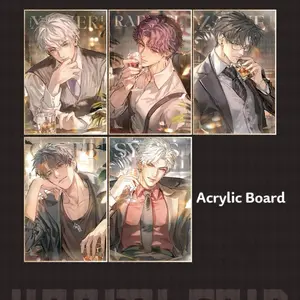 Love and Deep Space Spicy Edition Sylus Caleb Zayne Rafayel Xavier Print Art Acrylic Board /Small Card /Film / Badge Fan Art Exclusive Authorization