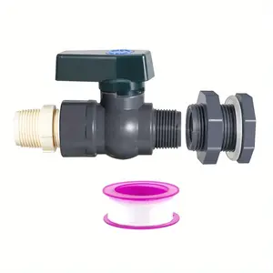 Rain Barrel Spigot Kit - 2-Pack Spigot and Bulkhead Fitting Adapter Set for Water Tanks, Aquariums, and Garden Tools