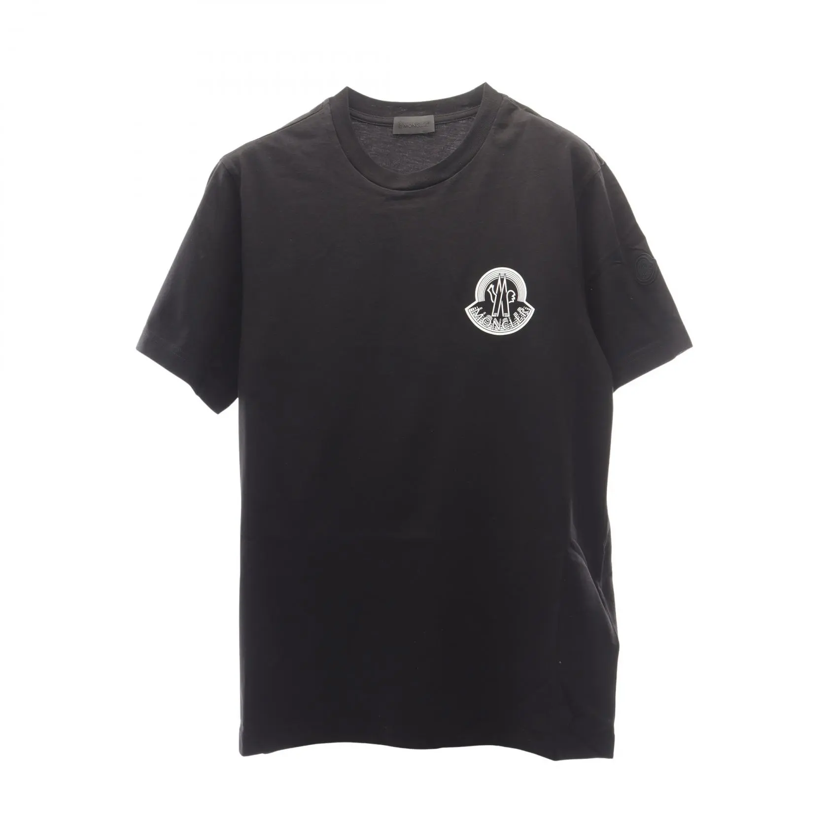 Pre-owned MONCLER Cotton Small Leather Goods Logo Print T Shirt