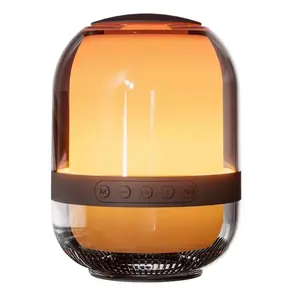 Home Mini Bluetooth Speaker Desktop Colorful Ambient Light High Volume Smart Audio expert led lightspeaker