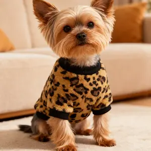 Apparel for Pets, Including Dogs And Cats, Featuring Autumn And Winter Designs. Cozy Outfits Such As Dog Sweaters And Hoodies, in a Soft Green Color, Suitable for Small to Medium Breeds Like Chihuahuas, Schnauzers, And Teddy Bear Dogs