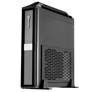 Silver Stone Technologies  Mini-ITX Slim Small Form Factor Computer Case with Handle - Black