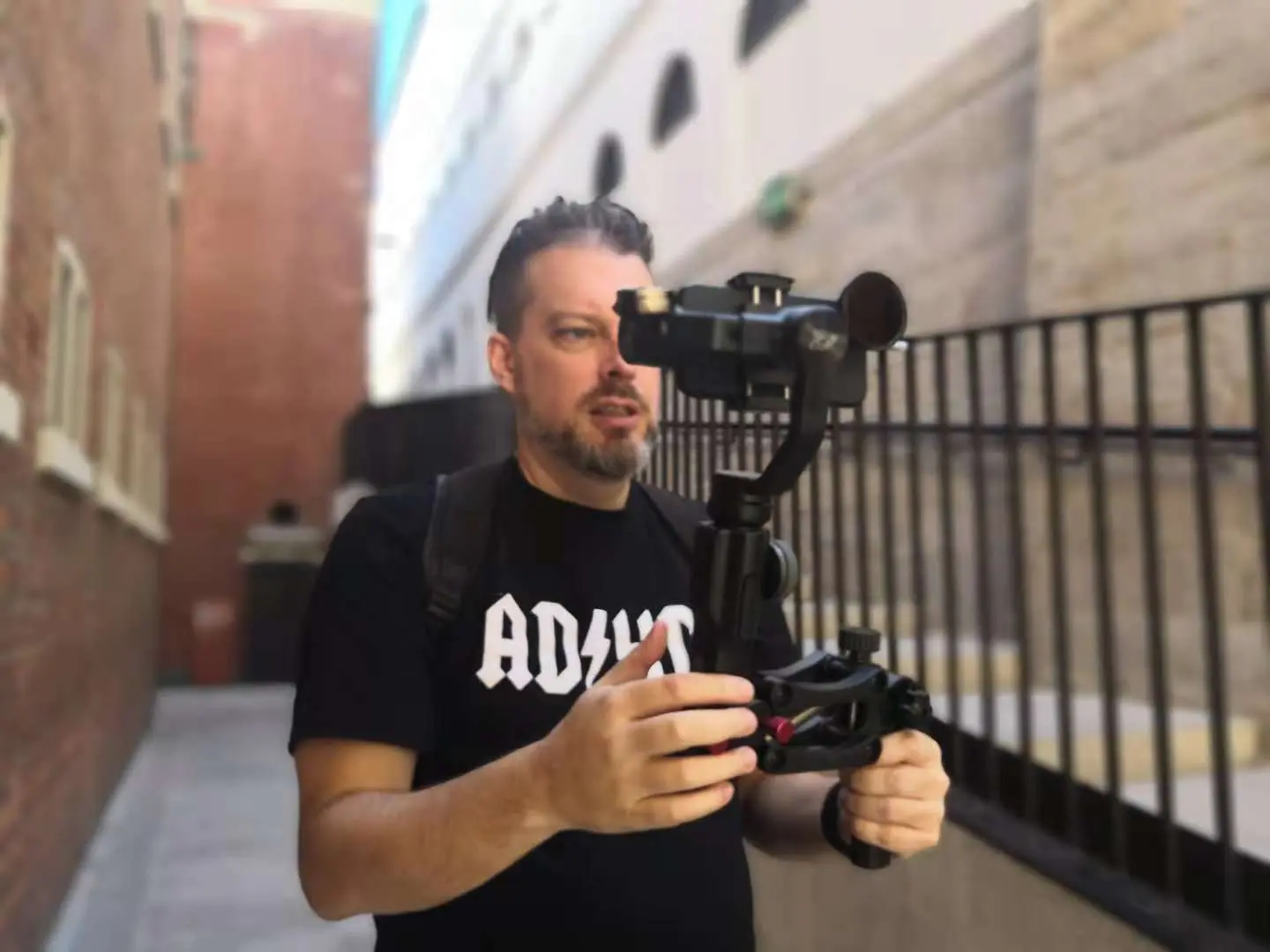 Handheld Stabilizer with 3-Axis Gimbal Phone Mount