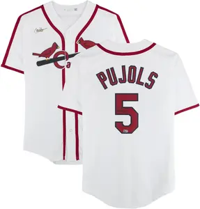 Albert Pujols St. Louis Cardinals Autographed White Nike Cooperstown Replica Jersey - Fanatics Authentic Certified