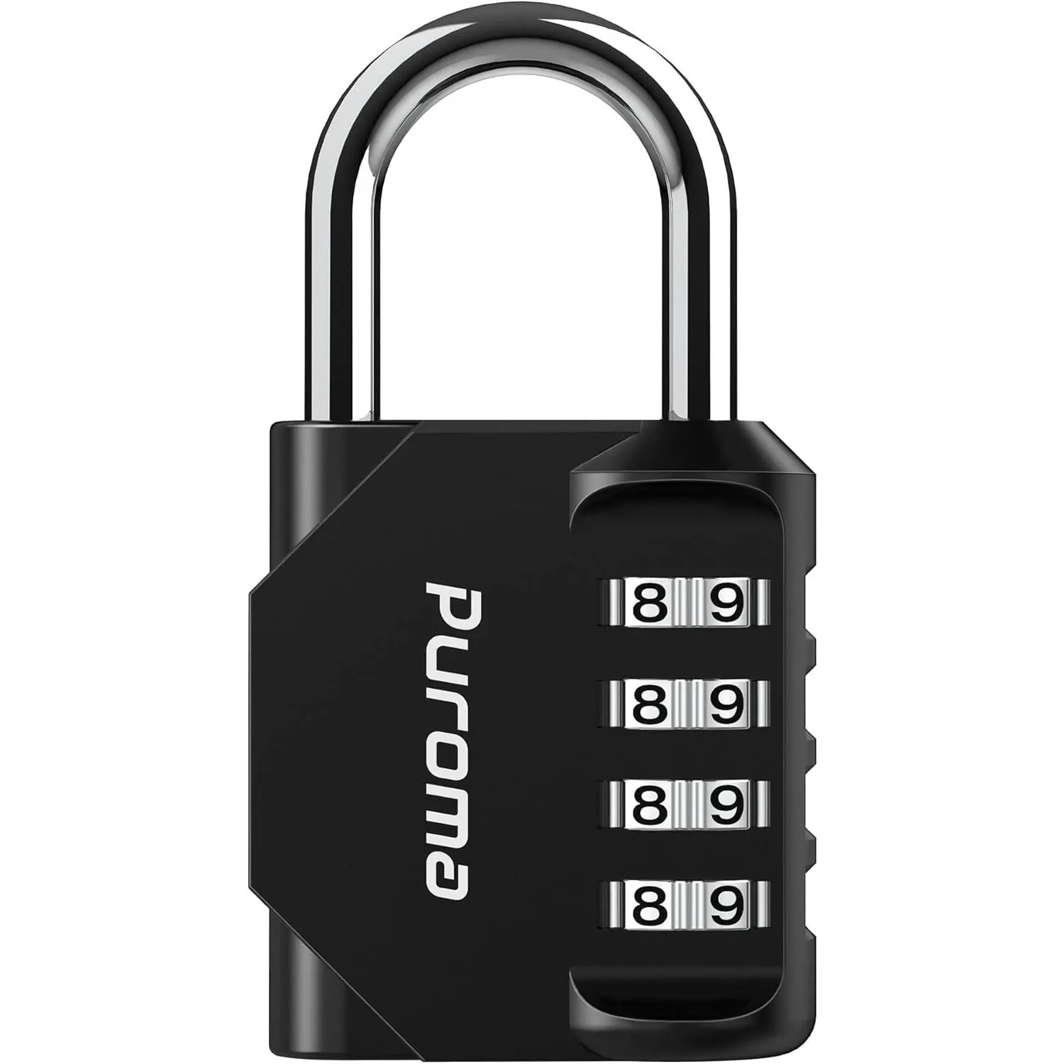 1 Pack Combination Lock Locker 4 Digits Combo Padlock Gym Black