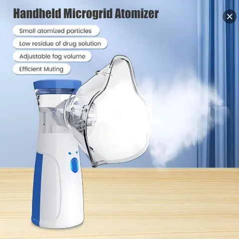 nebulizer,Portable Handheld nebulizer Body Beauty Device - Home-Travel Respiratory Aid, Adult-Child Friendly, Battery-Free techvibes