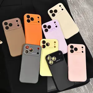 Large window phone case for iPhone 17/Air/17 /17  Max/16 Pro Max/15 Pro Max/14 Pro Max/13/12/11, camera protection, ultra-thin PC protective case.