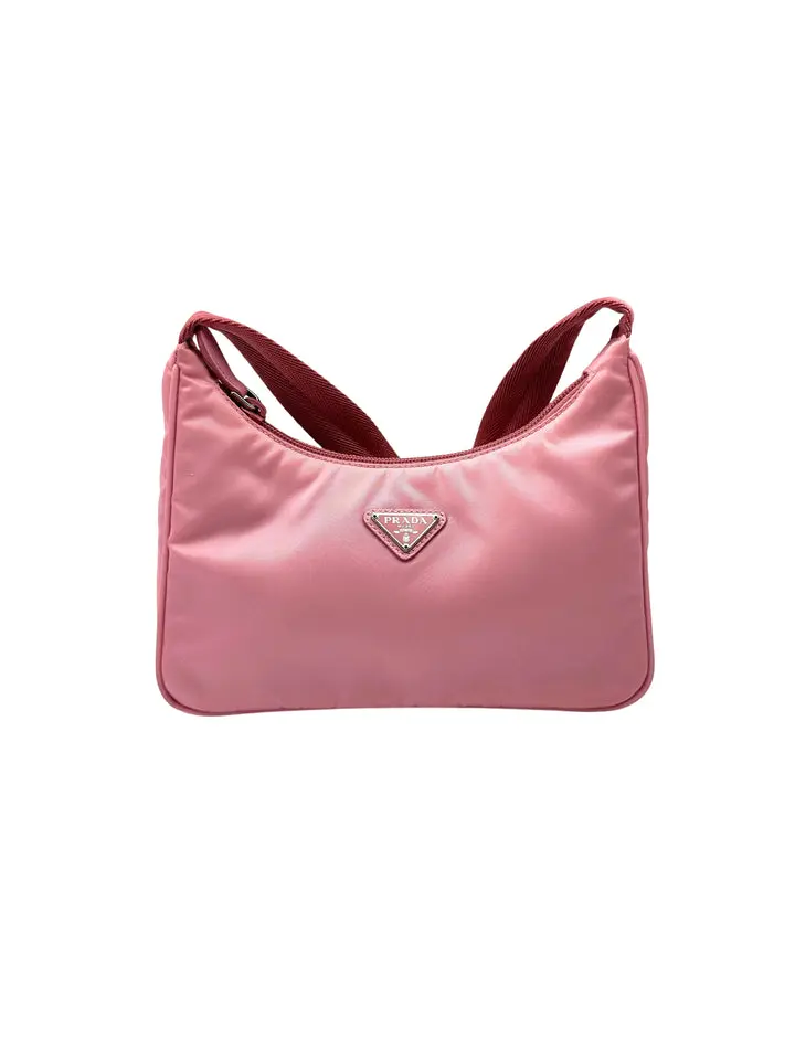 Pre-owned PRADA nylon Shoulder Bags 2000 Re Edition Pink Shoulder Bag PR451
