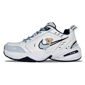 Nike Air Monarch 4 Hand-Painted Low-Top Sneakers with Slip-Resistant Design for Men and Women Trending Shoes, House White Official Shoes to Get / Maison Mihara