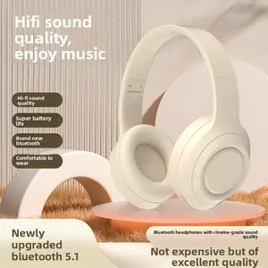 DR58 Wireless Headphones Noise Cancelling Over Ear Bluetooth Headset Long Battery Life for Travel Sports High Bass Hifi Sound Headphones