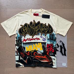 Summer New Godspeed Cotton T-shirt Men Women Top Quality Streetwear GOD SPEED Short Sleeve Hip Hop Tee