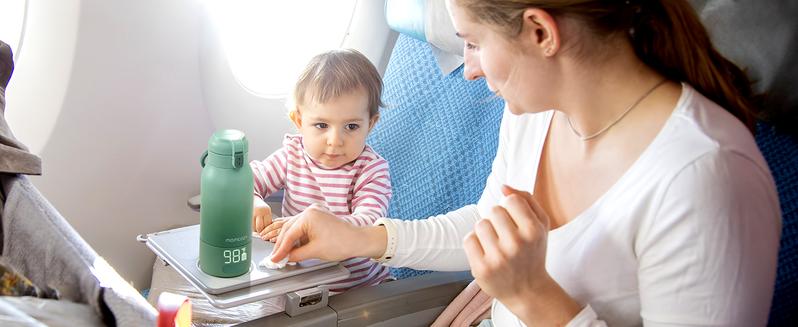 Momcozy Portable Milk Warmer for Travel – Dual Heating Modes for Breast Milk & Water, Portable Bottle Warmer with Fast Heating & Long Battery Life, 17 Ounces Large Capacity to Meet Your All-Day Needs