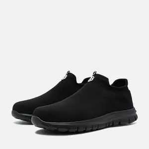 Slip On Steel Toe Shoes for Women Sock Sneakers Safety Work Shoes Athletic Lightweight Comfortable Breathable Construction Running Tennis Footwear