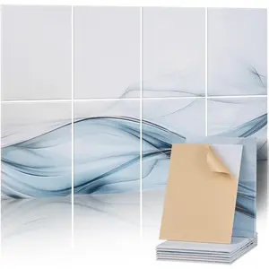 VEVOR 6 Pack Art Acoustic Panels, 70.87x 47.24x 0.4 inch Soundproof Wall Tiles, Self Adhesive Decorative Sound Dampening Absorbing Boards for Home, Office, Studio, Gaming Room, Theater, EarthVEVOR Super Brand Day