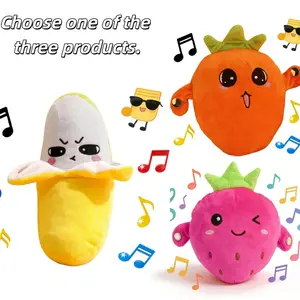 Interactive Music Sensory Toy, Sound-Activated Plush Toy, Educational Learning Toy for Kids, Fun Christmas and Birthday Gift