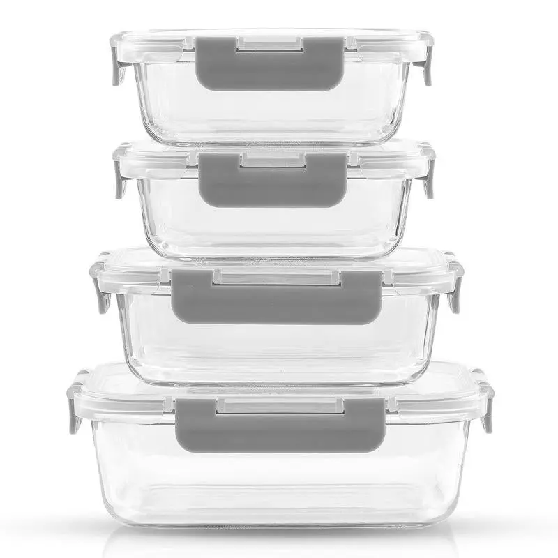JoyJolt JoyFul 24pc Glass Meal Prep Container Set with Airtight Lids - Borosilicate Glass - Drinkware
