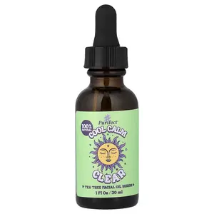 Purifect Cool Calm Clear, Tea Tree Facial Oil Serum, 1 fl oz (30 ml)