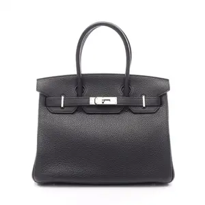 Pre-owned HERMÈS Calfskin Shoulder Bags Hermes Birkin30 Togo