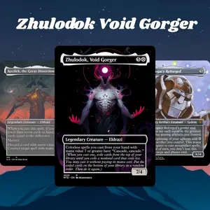 Proxy 100+ Card Commander Deck Zhulodok Void Gorger Colorless Eldrazi Theme Ready to Play Magic Style Strategy Deck Perfect Gift for Collectors and Card Players