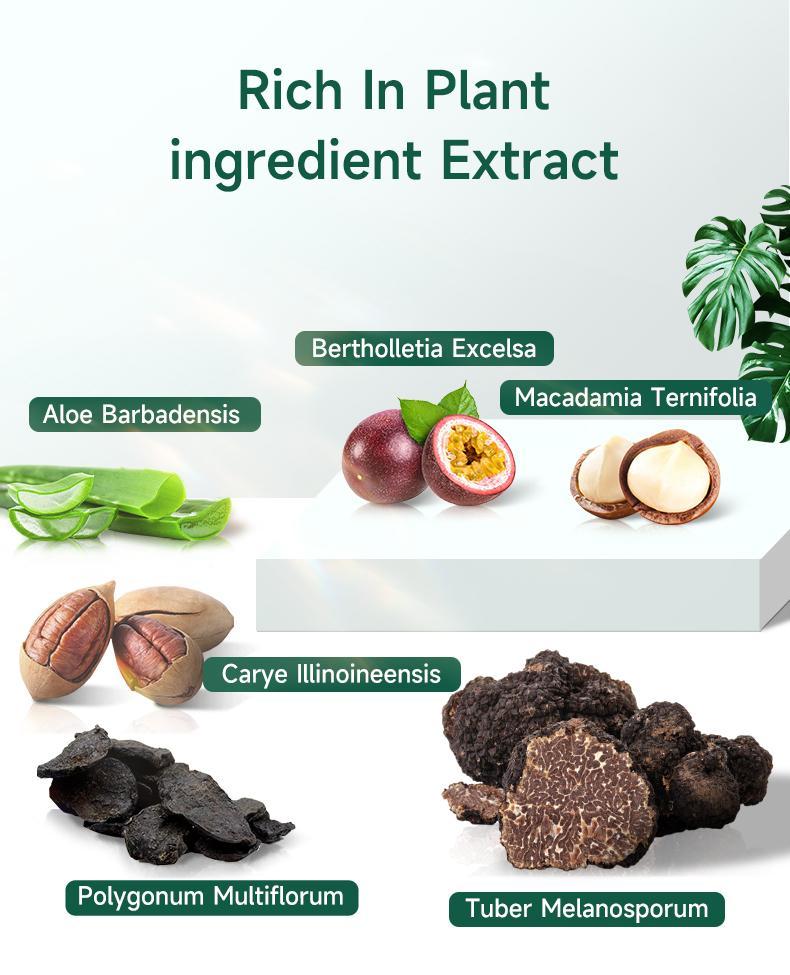 PYEONAN Unisex Bubble Hair Dye, Black or Dark Brown with Herbal Ingredients, No Bleaching, Ammonia-Free, 10 Bags Hair Color 5.6 Oz./160g Haircare Coloring, Springtok