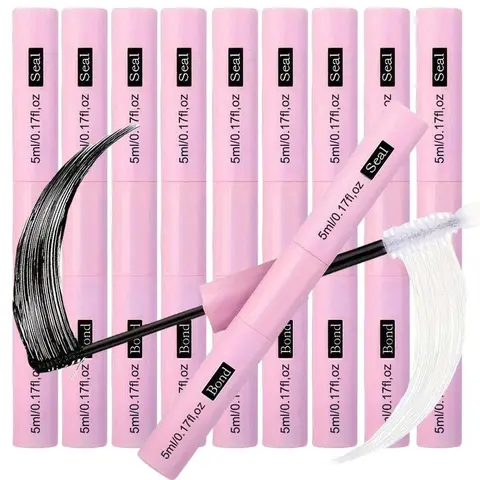 Long Lasting Eyelash Glue, 10pcs/set Waterproof Eyelash Extension Glue, Professional Eye Makeup Tool for Women & Girls, Cosmetic