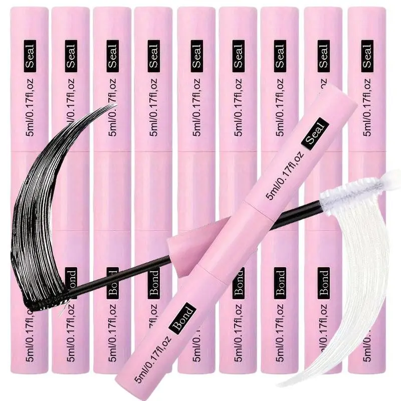 Long Lasting Eyelash Glue, 10pcs/set Waterproof Eyelash Extension Glue, Professional Eye Makeup Tool for Women & Girls, Cosmetic