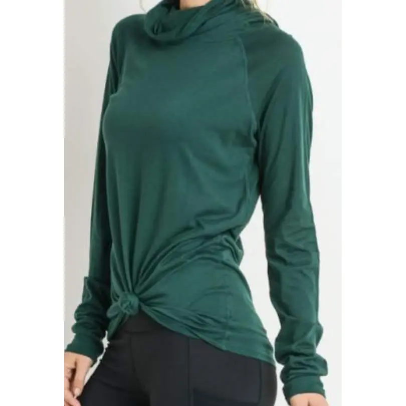 Cowl Neck Hoodie