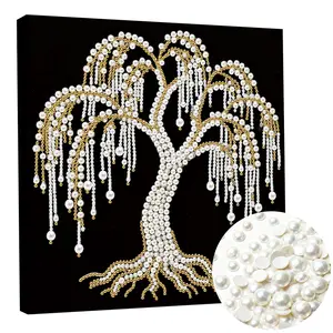 Tree of Life DIY Pearl Art Painting Kit Home Decor 30x30cm,Christmas Diamond Art Kits for Adults,for Bedroom Living Room Entrance Decor,Relaxing Gem Art Craft Home Wall Decor Gift