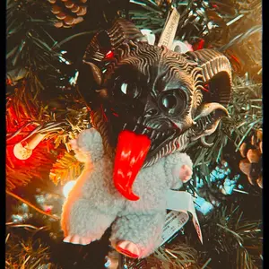 3D printed Krampus Christmas Mask for BIE, Exciting MACs, HAS