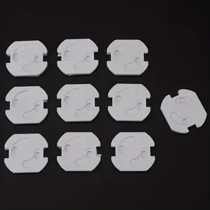 Anti-shock Socket Cover, 9 Counts/set European Standard Socket Protective Cover, Plug Power Jack Cover, Electrical Sockets & Accessories