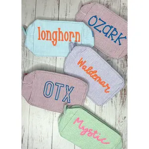 Seersucker Everything Bags