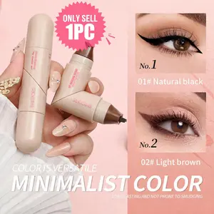 Rotating winged eye liner stamp Pen - Dual Head Cat Eye Stamp & Liner for Beginners,Quick Easy Wing in Seconds, WaterproofSmudge Proof Quick Dry Formula, PerfectMakeup Gift for Her