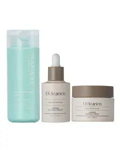 [OCLEARIEN] Cleared Enzyme Cleanser + Layered Natural Serum + Layered Natural Cream Set