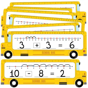 26 Pack Number Line Dry Erase Boards, Double-Sided 0-10 & 0-20, Math Manipulatives For Classroom & Home Use, Educational Tools For Students Math Teaching Aid Durable