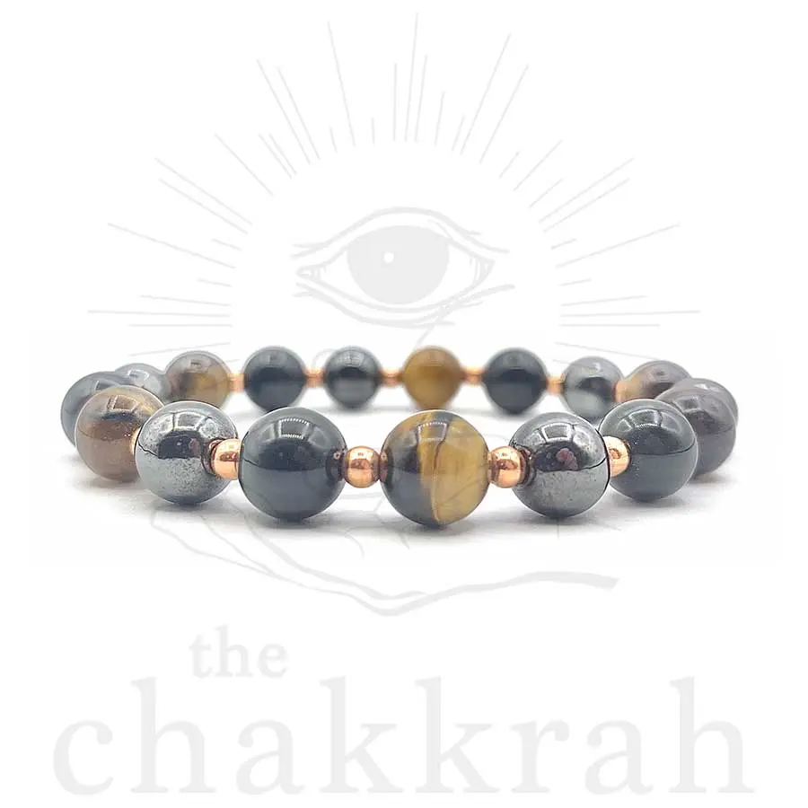 Courage Triple Protection Crystal Bracelet by The Chakkrah
