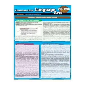 QuickStudy: Common Core State Standards Language Arts (9th and 10th grade)