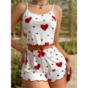 Sexy Trimmed Deep V-Neck Spaghetti Strap Nightgown Pajamas with Bow Detail & Double Slit - Sleeveless, Backless Design for Women, Perfect for Spring/Fall Sleepwear, Spaghetti Strap Nightgown