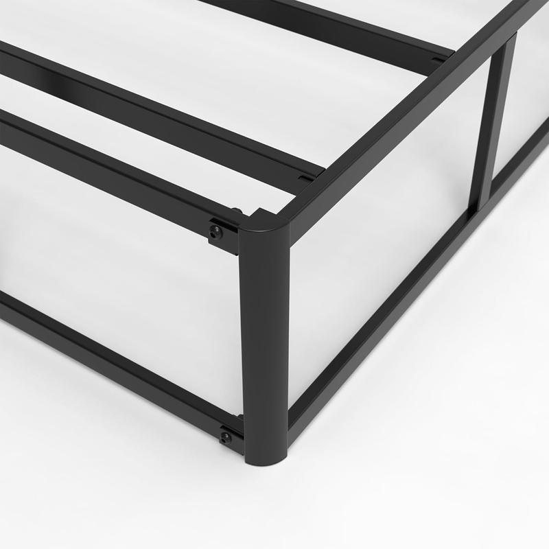 9 Inch Box Spring for Queen Bed, Box Spring Bed Base with Fabric Cover, Mattress Foundation, Assembly, Noise Free, Black