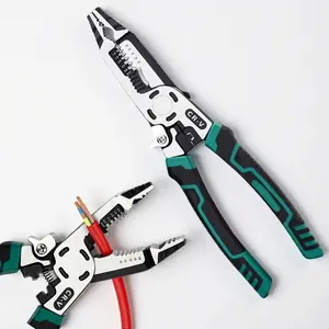 10-in-1 Wire Stripper Tool Multi-Functional Pliers & Cable Cutters for Stripping Cutting and Crimping Available in 1-Pack 2-Pack 3-Pack wire stripper crimper side cutter