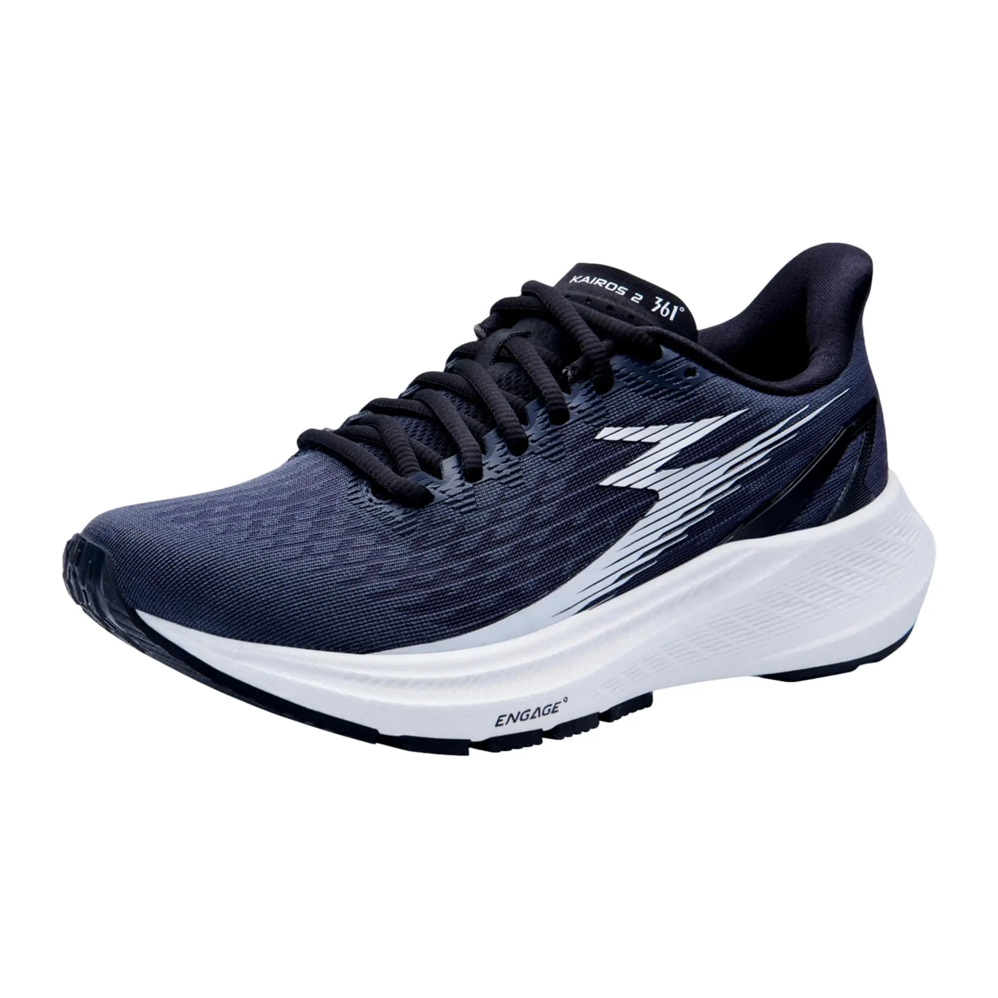 361 Degrees Kairos 2 Black / White  Y2401-0900 Men's
