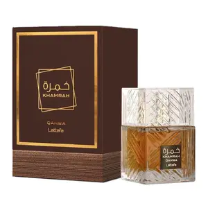 Khamrah Qahwa by Lattafa Perfumes EDP Unisex 3.4 OZ Aroma Eau De Parfum Fragrance Scent