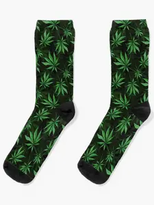 Cannabis Leaf Socks