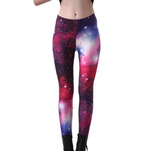 High-Waisted Sexy Women's Cropped Leggings Tight-Fitting Base Layer Custom Printed Womenswear Bottom